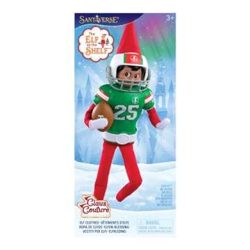 The Elf on the Shelf Claus Couture Touchdown Tidings Set - Help Your Scout Elf Find Their Inner Athl...