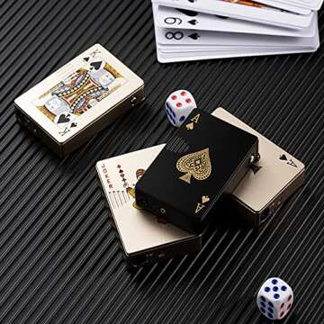 Jet Torch Lighter - Green Flame Ace Card Design - Gift Ready