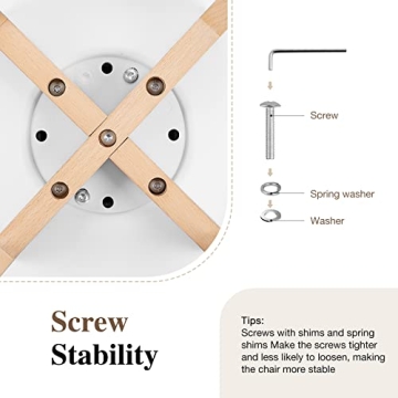 OLIXIS Modern Dining Chairs Set of 4 - Comfort & Style