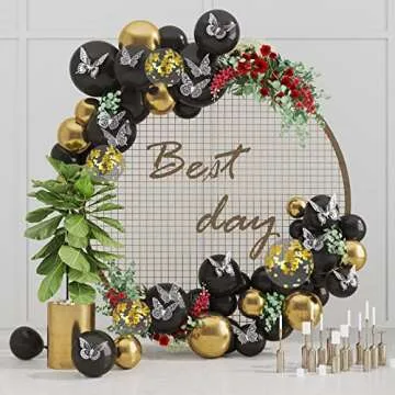 SAOROPEB 3D Butterfly Wall Decor 48 Pcs 4 Styles 3 Sizes, White Butterfly Birthday Decorations Butte...