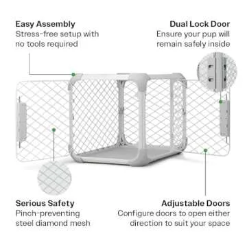 DIGGS Evolv Dog Crate - Stylish, Safe, & Modular Design for All Pets