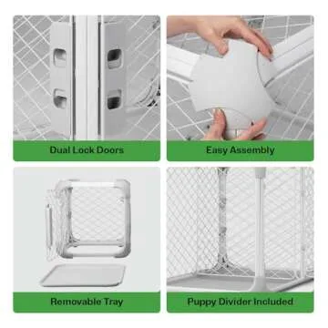 DIGGS Evolv Stylish and Safe Modular Dog Crate