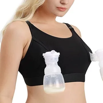 Adjustable Hands-Free Pumping Bra for Nursing