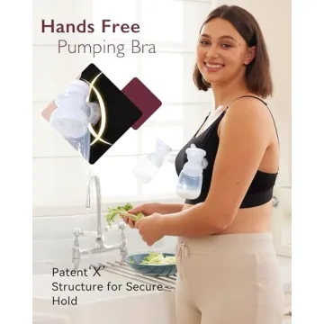 Adjustable Hands-Free Pumping Bra for Nursing