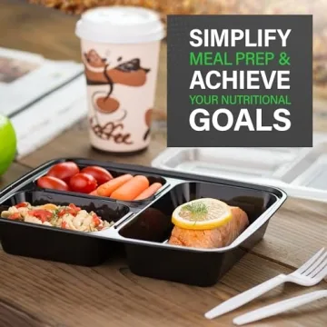 Ez Prepa Meal Prep Containers - 20 Pack Bento Box Set