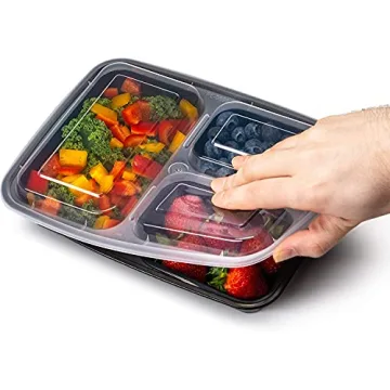 Ez Prepa Meal Prep Containers - 20 Pack Bento Box Set