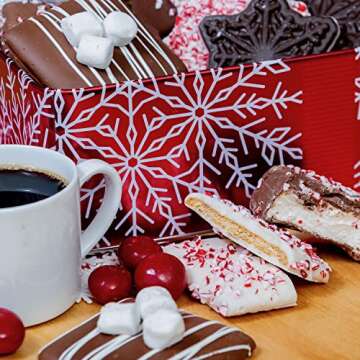 Bonnie and Pop's Holiday Tin with Assorted Christmas Treats