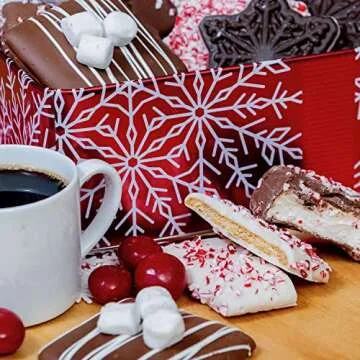 Bonnie and Pop's Holiday Tin with Assorted Christmas Treats