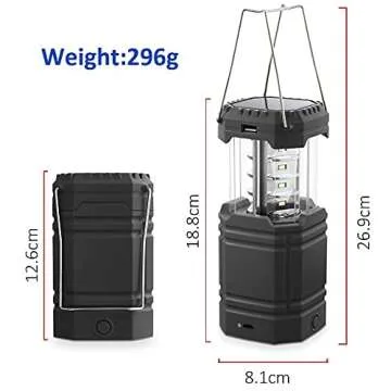 Mesqool 3000mAh Portable LED Camping Lantern