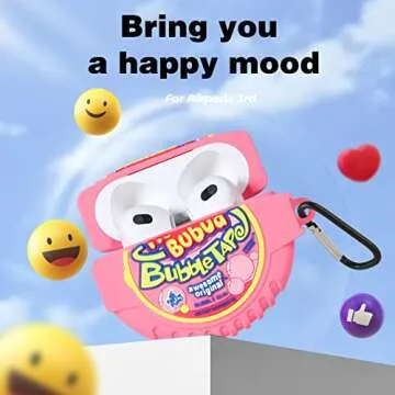 Cute Mulafnxal AirPods 3 Case - Fun Silicone Design