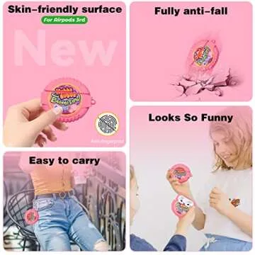 Cute Mulafnxal AirPods 3 Case - Fun Silicone Design