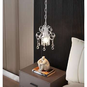 Mini Crystal Chandelier Pendant Light for Elegant Spaces