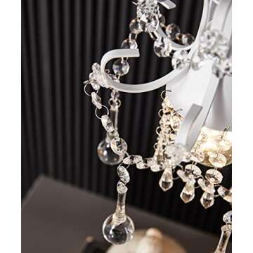 Mini Crystal Chandelier Pendant Light for Elegant Spaces