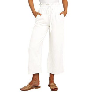 Febriajuce Women's Wide Leg Pants - Chic Summer Trousers