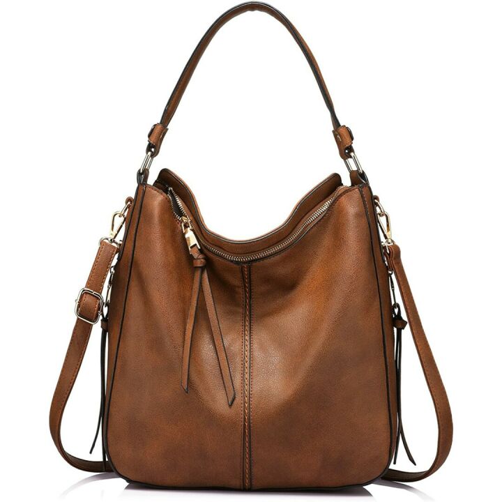 Large Designer Ladies Hobo Bag - Faux Leather