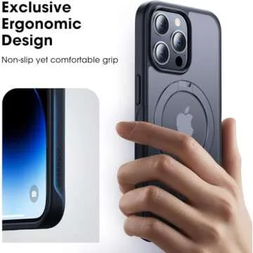 Stylish CASEKOO iPhone 15 Pro Max Case with Magnetic Stand