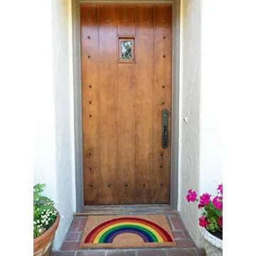 KAF Home Heavy-Duty Coir Doormat – Stylish, Weather Resistant, & Non-Slip