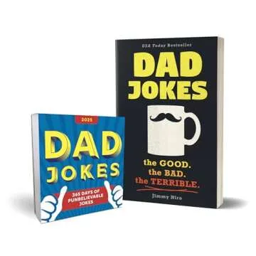 Dad Jokes Calendar & Book Gift Set for All Humor Lovers