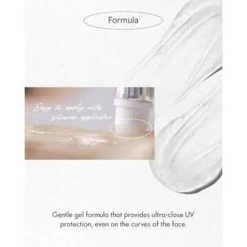 FROM THE SKIN Glutathione Collagen Sun Gel Patch – Transparent Gel to High Adhesion Invisible UV Shade Patch - UVA/UVB Block for Outdoor Activities - For All Skin Types and Tones, 0.67 fl.oz.