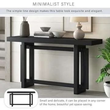 Merax 59.1" Console Table for Entryway & Living Room