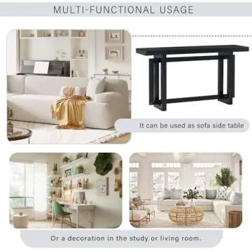 Merax 59.1" Console Table for Entryway & Living Room