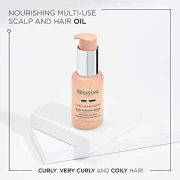 Kerastase Curl Manifesto Sublime Repair Hair & Scalp Oil | Soothes & Strengthens Hair | Soothes Dry ...