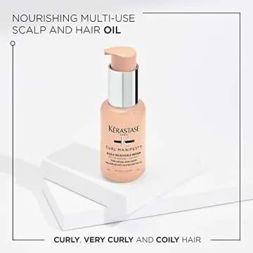 Kerastase Curl Manifesto Sublime Repair Hair & Scalp Oil | Soothes & Strengthens Hair | Soothes Dry ...