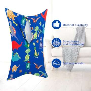 Sensory Body Sock for Kids, Full Body Sock Wrap for Autistic Children to Relieve Stress, Relaxing Sensory Sack for Kids Sensory Processing Disorder for Kids 3-5