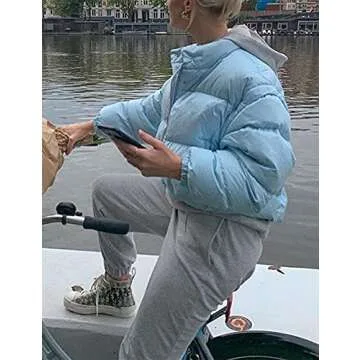 Discover the Gihuo Womens Cropped Quilted Puffer Jacket for Ultimate Winter Style and Warmth!