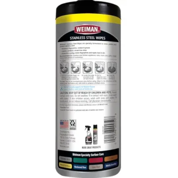 Weiman Stainless Steel Wipes - 30 Count Pack of 1