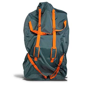 Extra Large,Heavy Duty Stroller and Car Seat Gate Check Bag,Compatible with: WONDERFOLD, BOB, DOONA, RADIO FLYER, VEER, JEEP WAGON, ETC., double and Jogging Strollers,Stroller Bag for Airplane