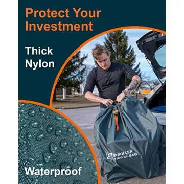 Extra Large Heavy Duty Stroller Bag for Safe Travel