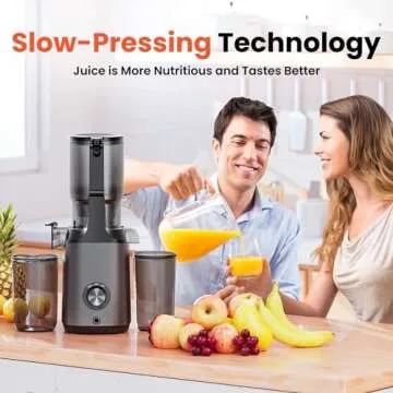 Cold Press Juicer JoyBear - Easy Clean, High Yield