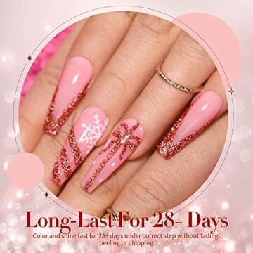 Born Pretty Reflective Glitter Gel Nail Polish Set of 6