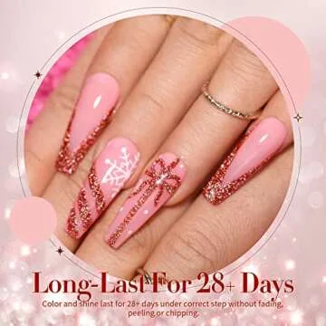 Born Pretty Reflective Glitter Gel Nail Polish Set of 6