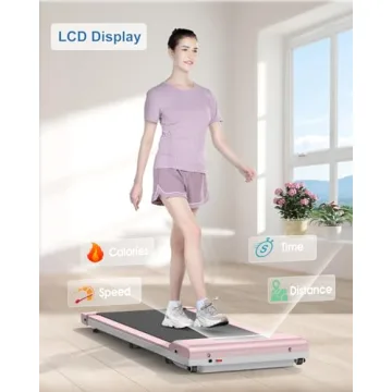Portable Under Desk Treadmill, 6.2MPH Walking Pad
