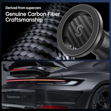 SYNCWIRE MagSafe Car Mount - Flexible Phone Holder for Cars