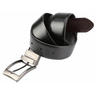 Steve Madden Men's Reversible Leather Belt for Versatile Style