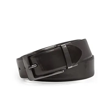 Steve Madden Men's Reversible Leather Belt for Versatile Style