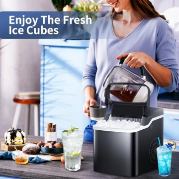 Antarctic Star Auto-Clean Ice Maker - 26Lbs Daily Production