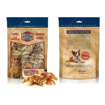 Canine Butcher Shop Duck Feet for Dogs - All-Natural Chews, USA Made (Pack of 30)