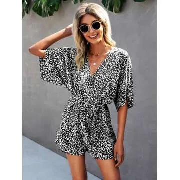 Stylish PRETTYGARDEN Floral Print Jumpsuit for Women