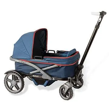 Gladly Family AnthemZ All-Terrain Stroller Wagon for 2 Kids, Wild Berry