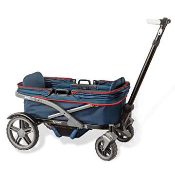 Gladly Family AnthemZ All-Terrain Stroller Wagon for 2 Kids, Wild Berry
