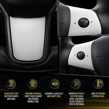 3M Vinyl Steering Wheel Wrap for Tesla Model 3 & Y