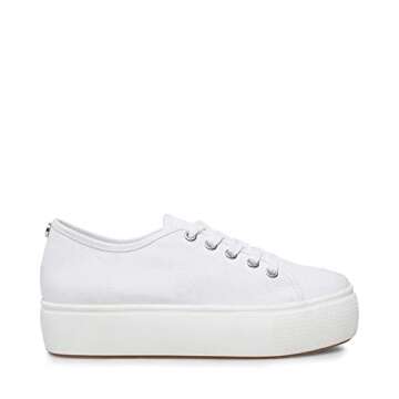 Stylish Steve Madden Women's Elore Sneaker in White 8.5 M US