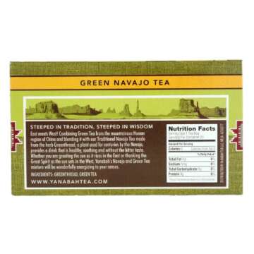 Navajo Tea & Green Tea Blend - Unique Flavor Experience