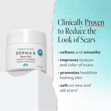 Derma E Scar Gel – Scar Treatment for Face – Hydrating Gel for Acne Scars, Burns & Stretch Marks...