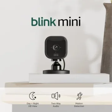 Blink Mini Smart Security Camera 1080P HD with Alexa Integration