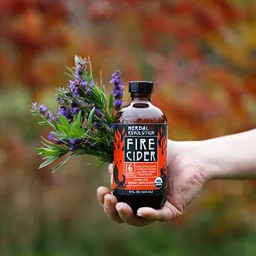 Fire Cider Organic ACV with Spices and Honey 8 Oz
